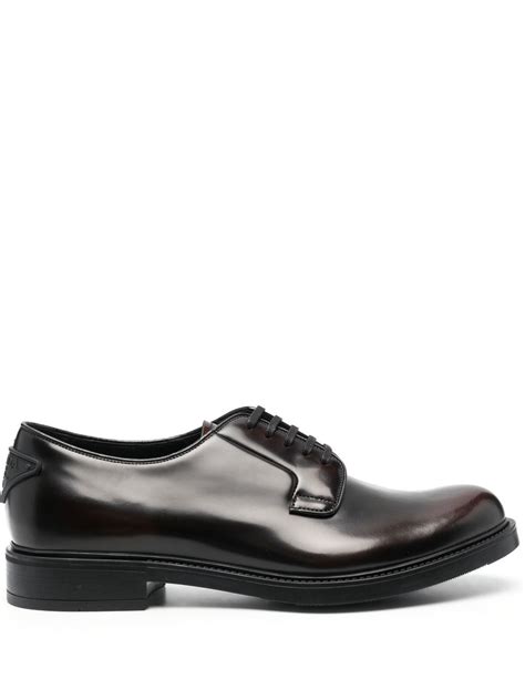 prada derby men|Prada men's lace up shoes.